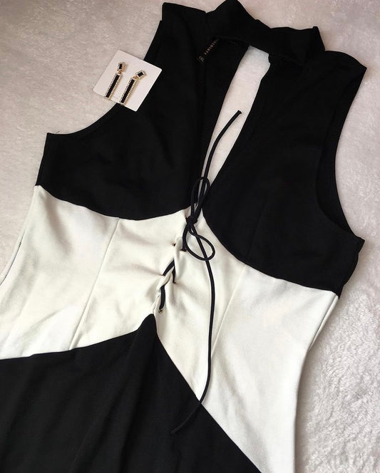 Black and White Dress